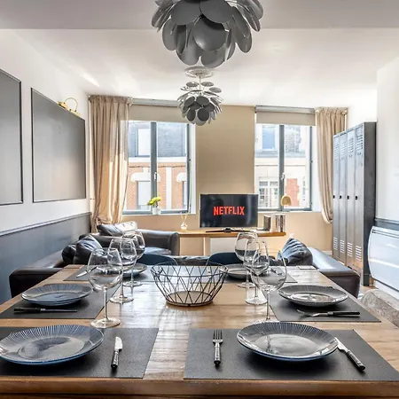 Le Prestige - 4 People - Terrace - Downtown - Wifi Arras